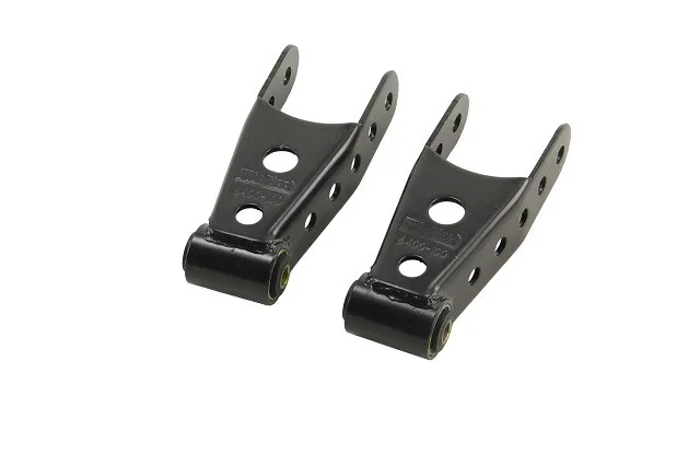 6400 – BELLTECH Leaf Spring Shackle, 2 Inch Drop Non-Greaseable Rubber Bushing Set Of 2